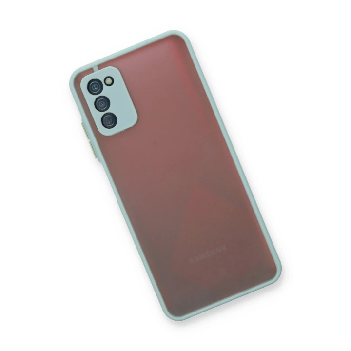 BFS  Samsung Galaxy A03S Kılıf Montreal Silikon Kapak - Turkuaz