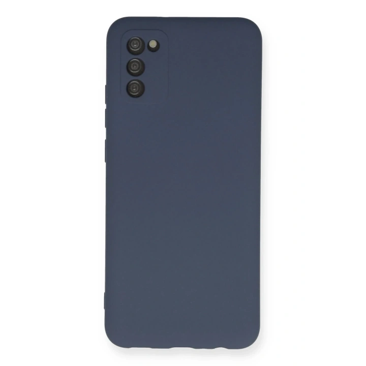 BFS Samsung Galaxy A03S Kılıf Nano içi Kadife Silikon - Gri