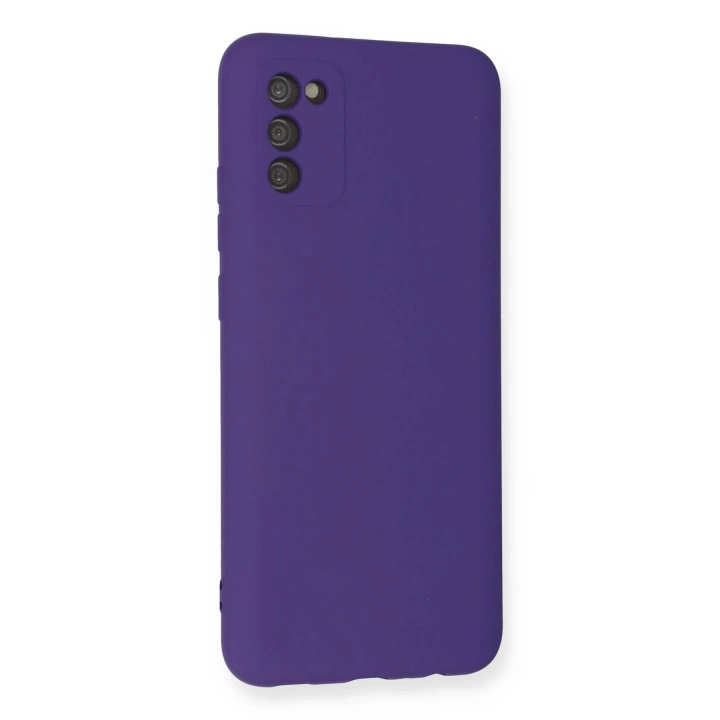 BFS  Samsung Galaxy A03S Kılıf Nano içi Kadife Silikon - Mor