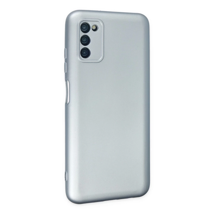 BFS  Samsung Galaxy A03S Kılıf Nano içi Kadife Silikon - Sky Blue