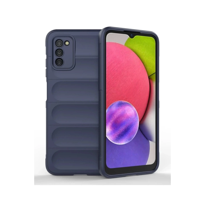 BFS  Samsung Galaxy A03S Kılıf Optimum Silikon - Lacivert