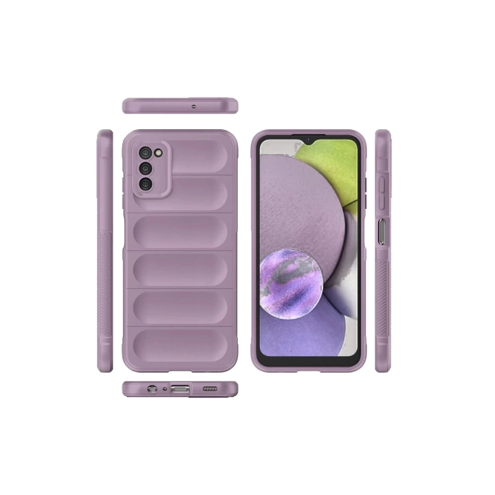BFS  Samsung Galaxy A03S Kılıf Optimum Silikon - Mor