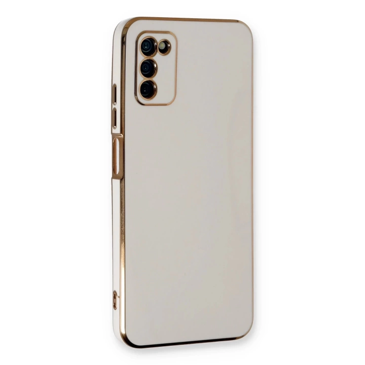 BFS  Samsung Galaxy A03S Kılıf Volet Silikon - Beyaz