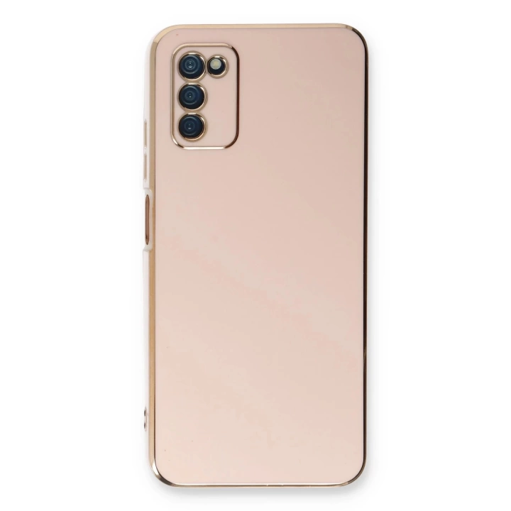 BFS  Samsung Galaxy A03S Kılıf Volet Silikon - Pembe