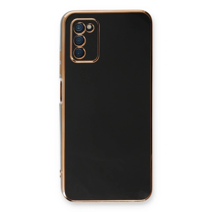 BFS  Samsung Galaxy A03S Kılıf Volet Silikon - Siyah