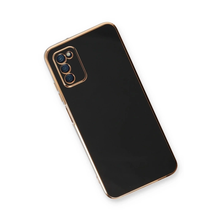 BFS  Samsung Galaxy A03S Kılıf Volet Silikon - Siyah
