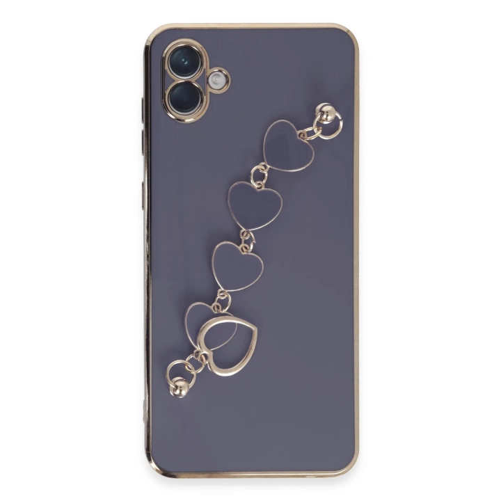 BFS  Samsung Galaxy A04 Kılıf Esila Silikon - Gri