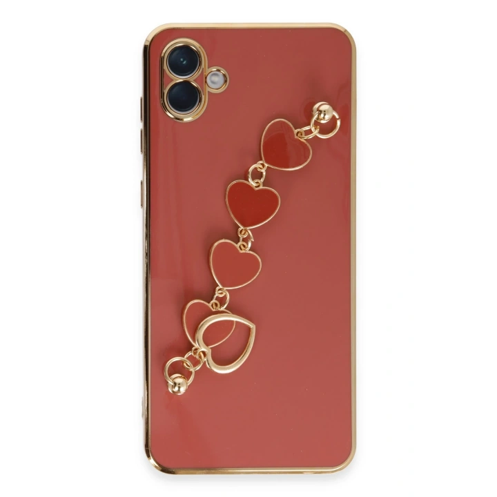 BFS  Samsung Galaxy A04 Kılıf Esila Silikon - Kırmızı