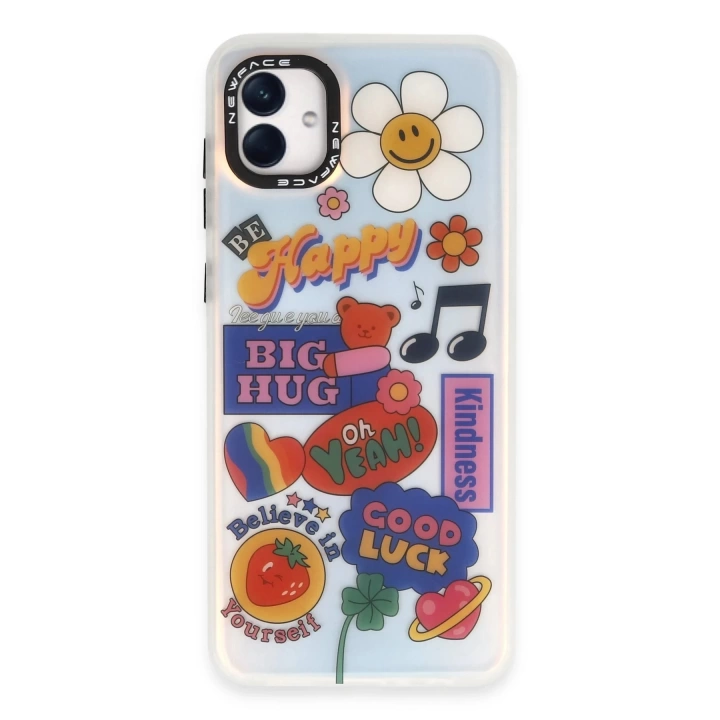 BFS  Samsung Galaxy A04 Kılıf Estoril Desenli Kapak - Estoril - 15