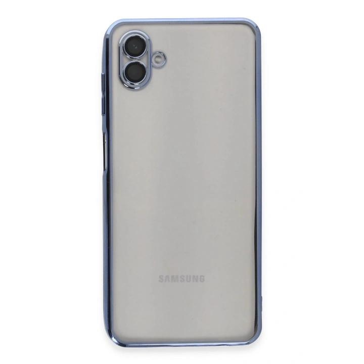 BFS Samsung Galaxy A04 Kılıf Lensli Silikon - Açık Mavi