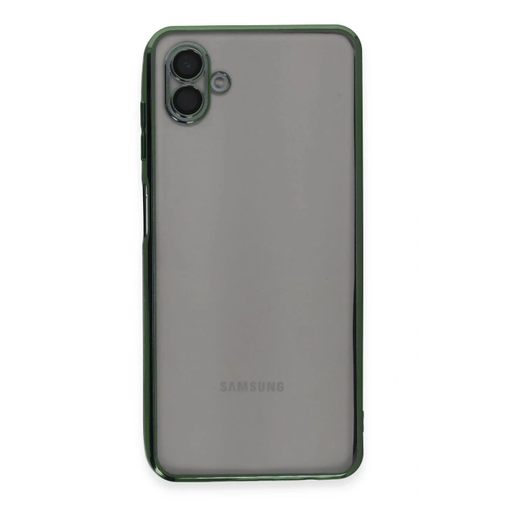 BFS Samsung Galaxy A04 Kılıf Lensli Silikon - Yeşil