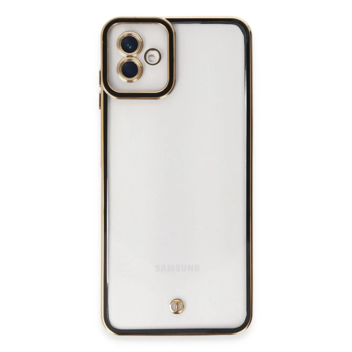 BFS Samsung Galaxy A04 Kılıf Liva Lens Silikon - Siyah