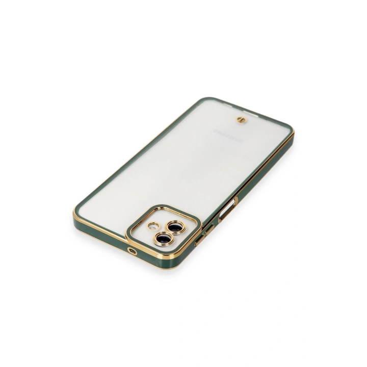 BFS  Samsung Galaxy A04 Kılıf Liva Lens Silikon - Yeşil