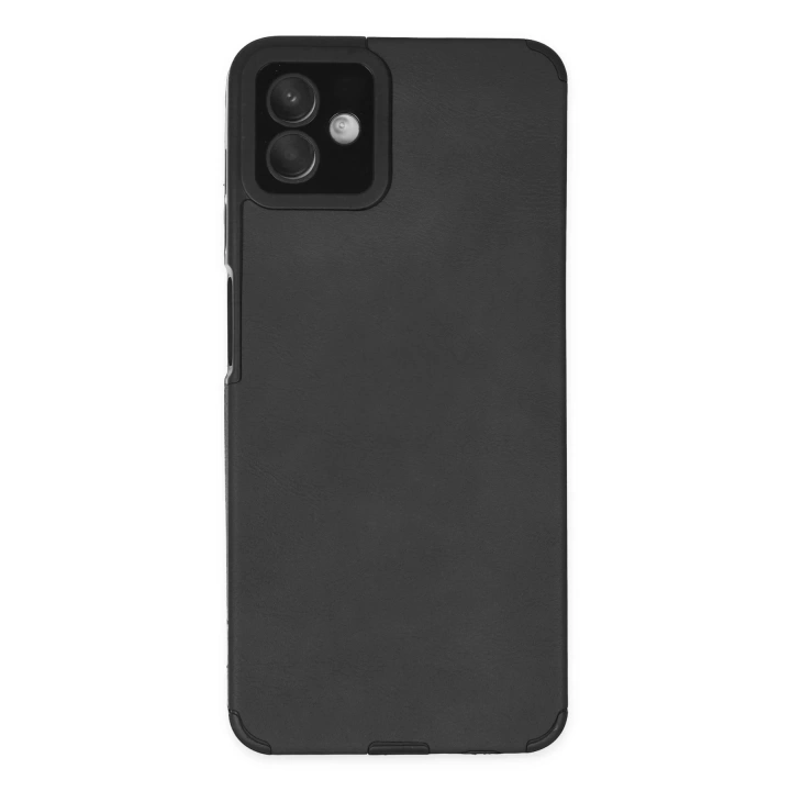BFS  Samsung Galaxy A04 Kılıf Loop Deri Silikon - Siyah