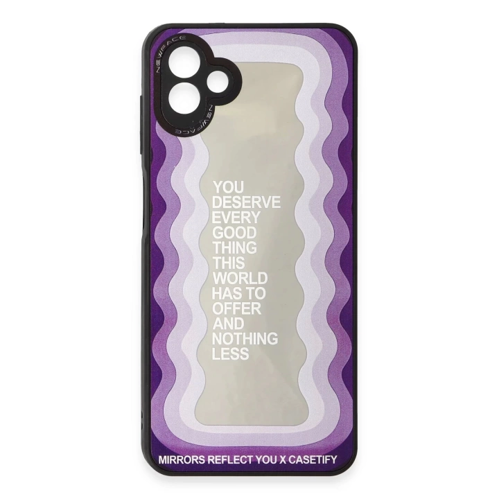 BFS  Samsung Galaxy A04 Kılıf Mirror Desenli Kapak - Mirror - 5