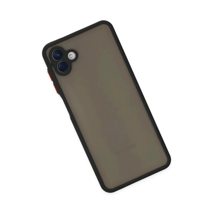 BFS  Samsung Galaxy A04 Kılıf Montreal Silikon Kapak - Siyah