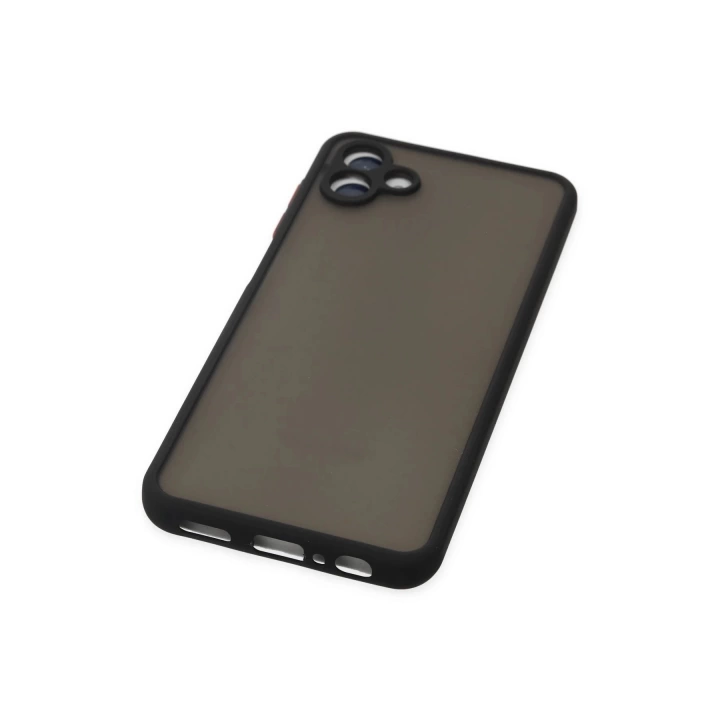 BFS  Samsung Galaxy A04 Kılıf Montreal Silikon Kapak - Siyah