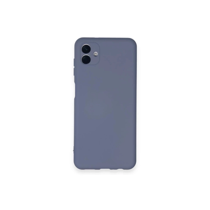 BFS  Samsung Galaxy A04 Kılıf Nano içi Kadife Silikon - Gri