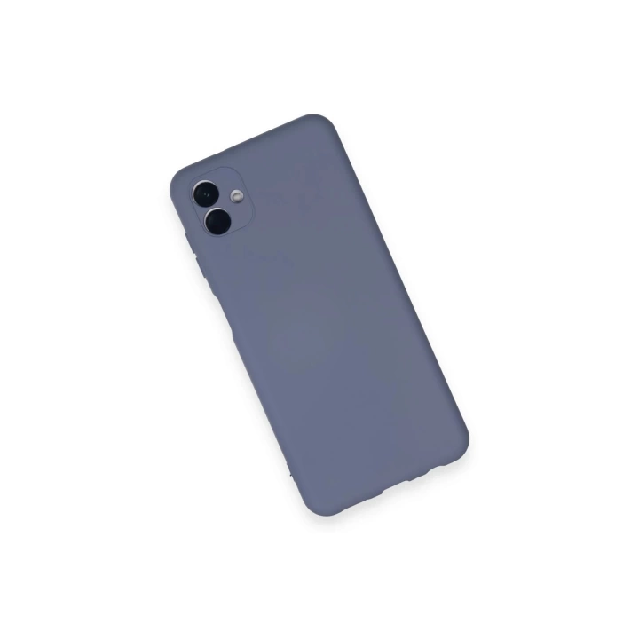 BFS  Samsung Galaxy A04 Kılıf Nano içi Kadife Silikon - Gri