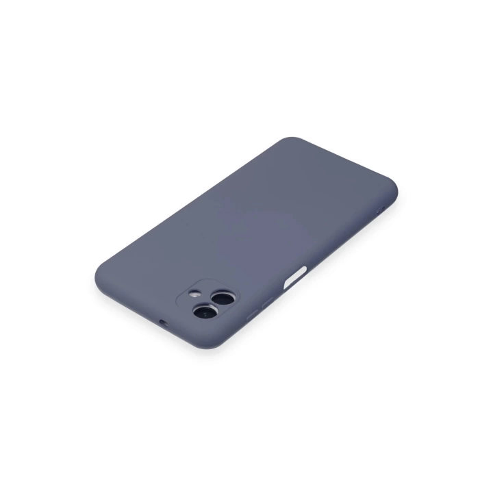 BFS  Samsung Galaxy A04 Kılıf Nano içi Kadife Silikon - Gri