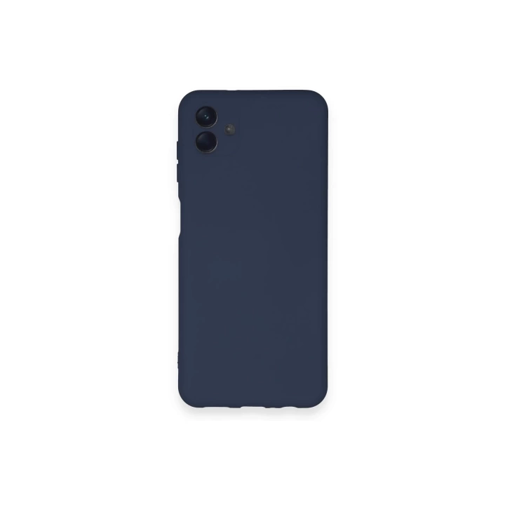 BFS  Samsung Galaxy A04 Kılıf Nano içi Kadife Silikon - Lacivert