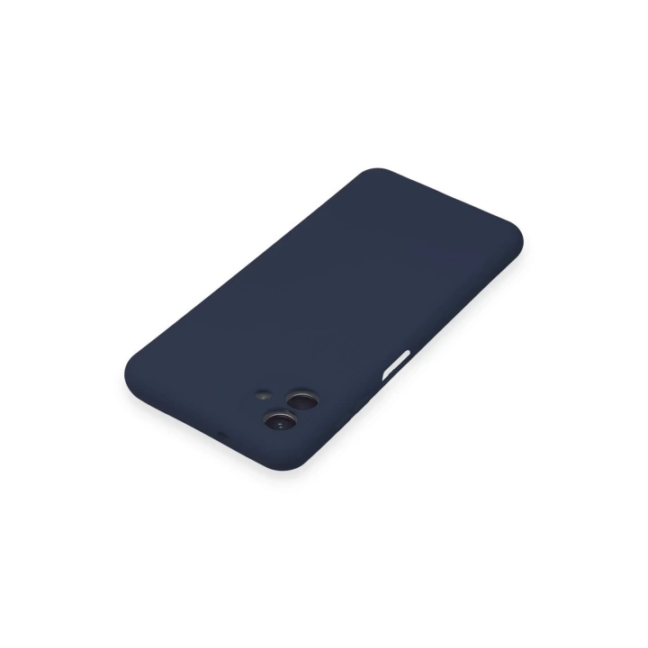 BFS  Samsung Galaxy A04 Kılıf Nano içi Kadife Silikon - Lacivert
