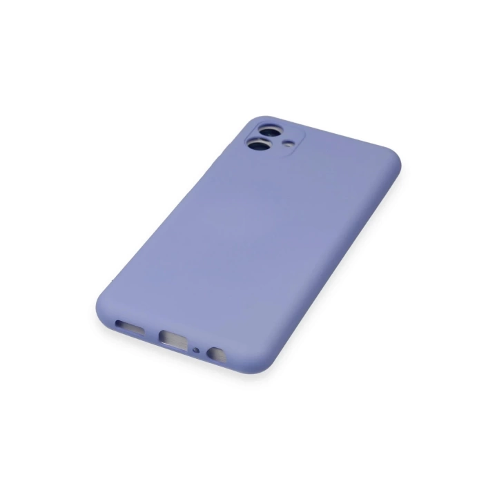 BFS  Samsung Galaxy A04 Kılıf Nano içi Kadife Silikon - Lila