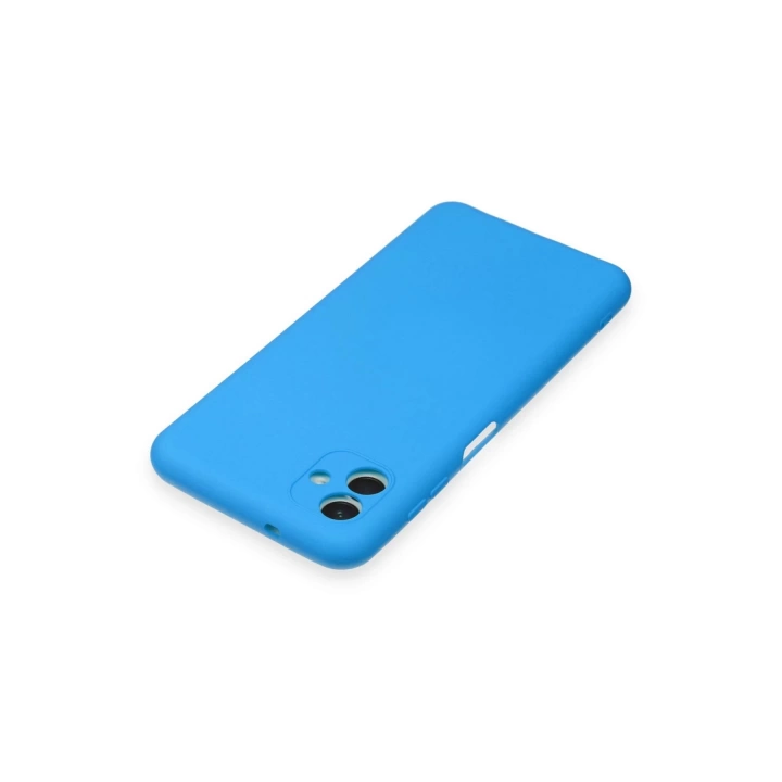 BFS  Samsung Galaxy A04 Kılıf Nano içi Kadife Silikon - Mavi