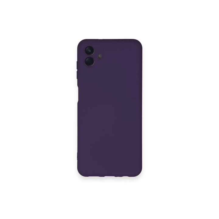 BFS  Samsung Galaxy A04 Kılıf Nano içi Kadife Silikon - Mor