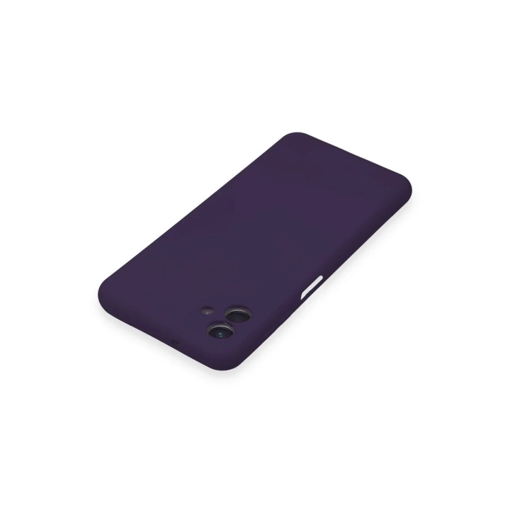 BFS  Samsung Galaxy A04 Kılıf Nano içi Kadife Silikon - Mor