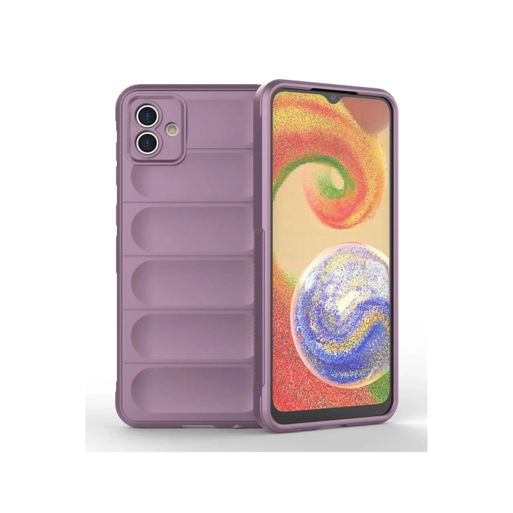 BFS  Samsung Galaxy A04 Kılıf Optimum Silikon - Mor