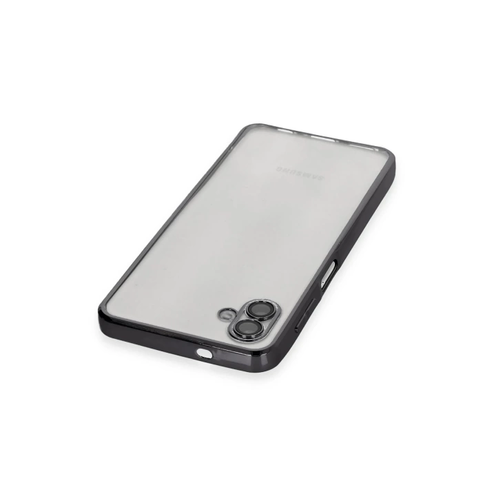 BFS  Samsung Galaxy A04 Kılıf Razer Lensli Silikon - Siyah