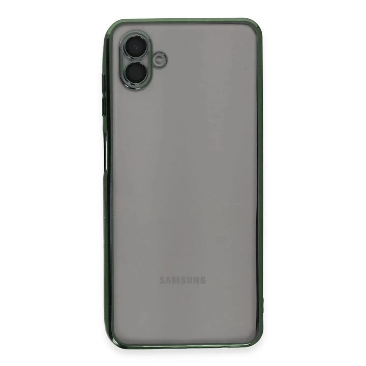 BFS  Samsung Galaxy A04 Kılıf Razer Lensli Silikon - Yeşil