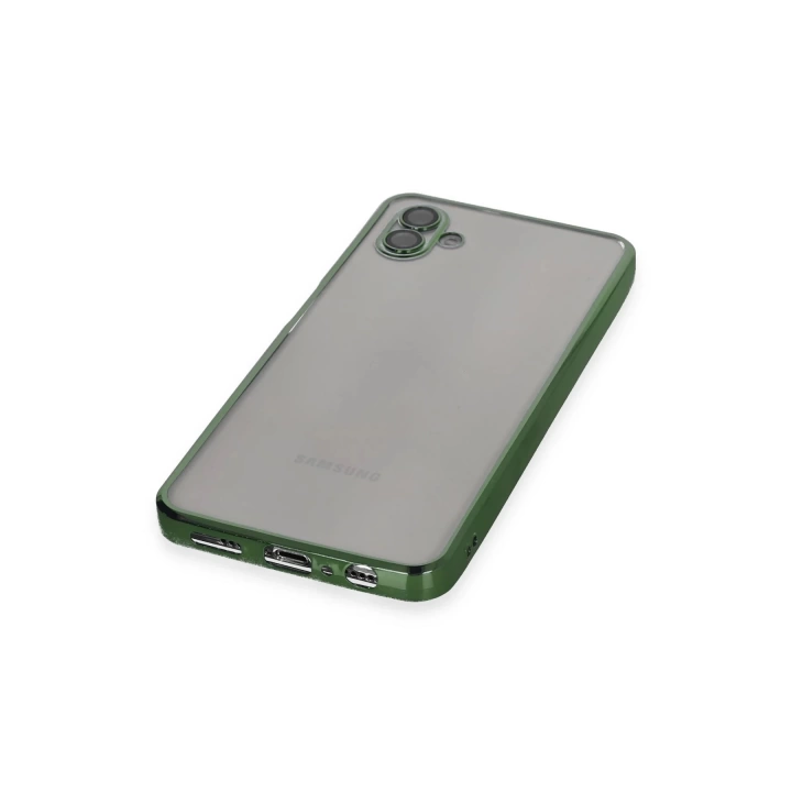 BFS  Samsung Galaxy A04 Kılıf Razer Lensli Silikon - Yeşil