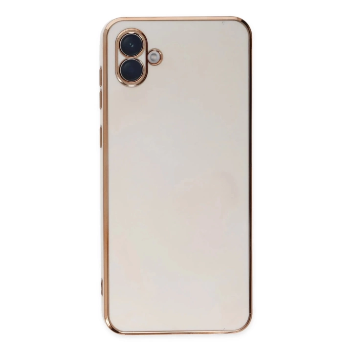 BFS  Samsung Galaxy A04 Kılıf Volet Silikon - Beyaz