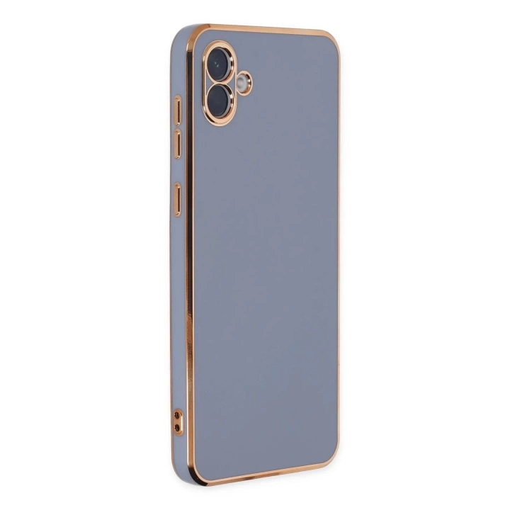BFS  Samsung Galaxy A04 Kılıf Volet Silikon - Mavi