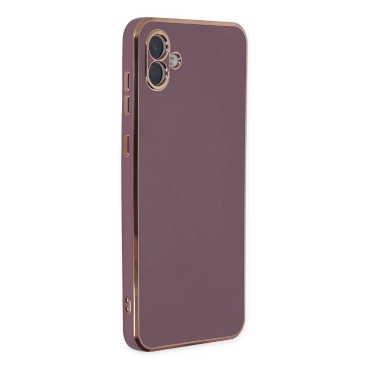 BFS  Samsung Galaxy A04 Kılıf Volet Silikon - Mor