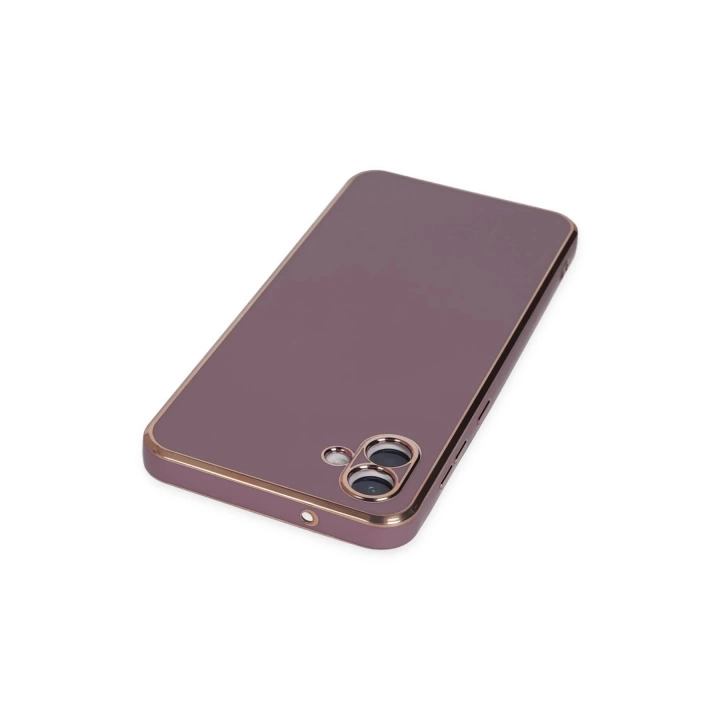 BFS  Samsung Galaxy A04 Kılıf Volet Silikon - Mor