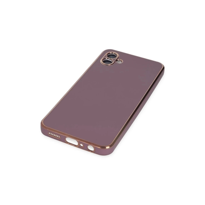 BFS  Samsung Galaxy A04 Kılıf Volet Silikon - Mor