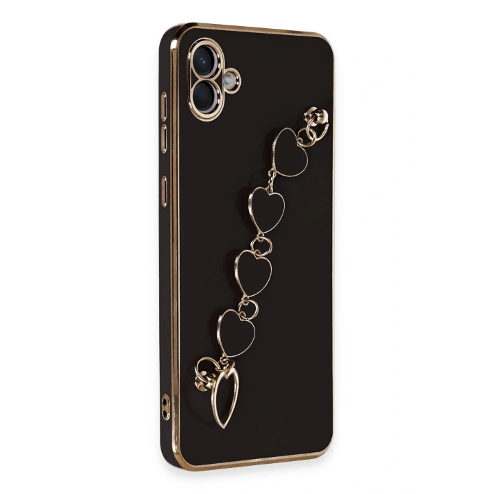 BFS  Samsung Galaxy A04E Kılıf Esila Silikon - Siyah