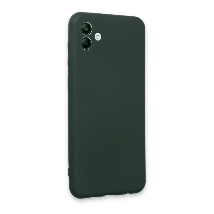 BFS  Samsung Galaxy A04E Kılıf First Silikon - Koyu Yeşil