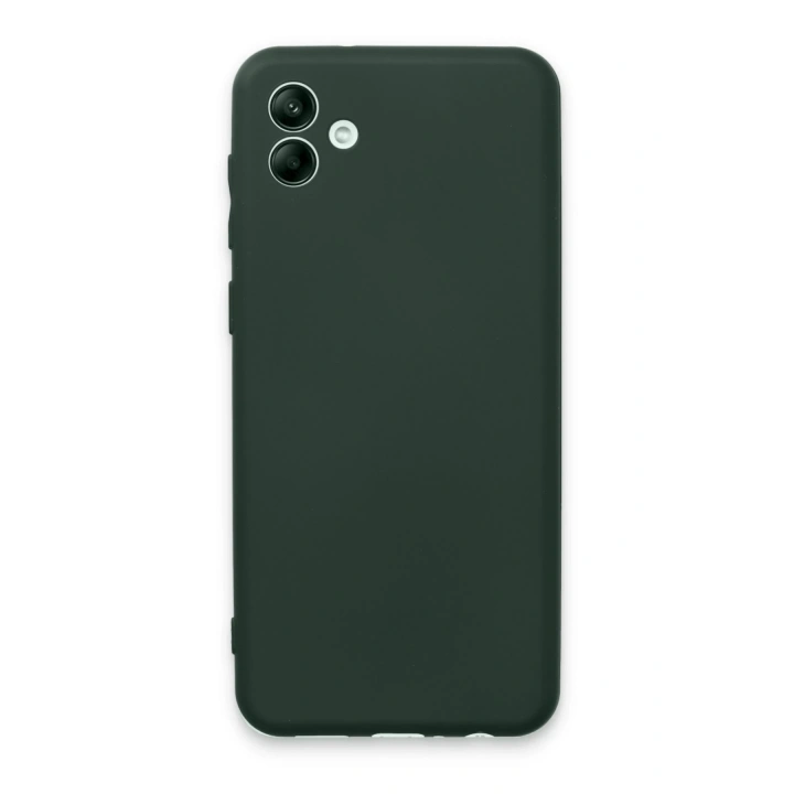 BFS  Samsung Galaxy A04E Kılıf First Silikon - Koyu Yeşil