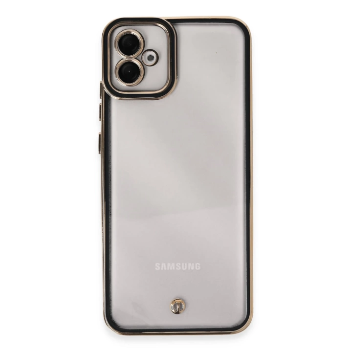 BFS  Samsung Galaxy A04E Kılıf Liva Lens Silikon - Siyah