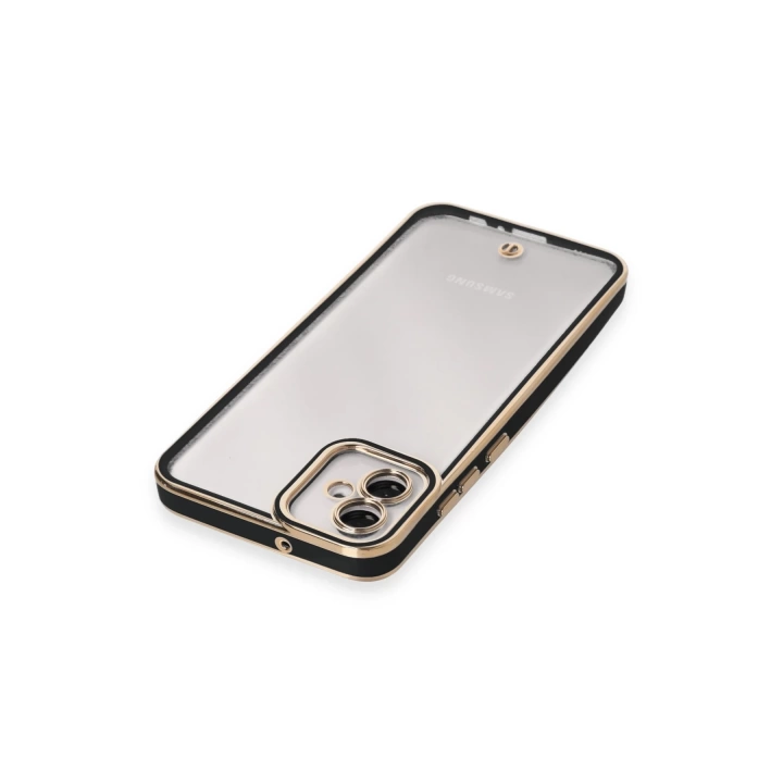 BFS  Samsung Galaxy A04E Kılıf Liva Lens Silikon - Siyah