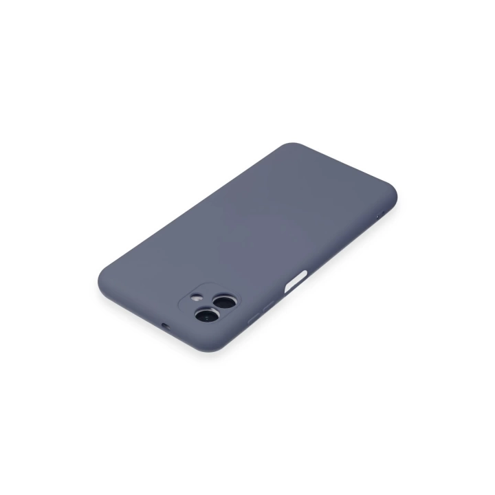 BFS  Samsung Galaxy A04E Kılıf Nano içi Kadife Silikon - Gri