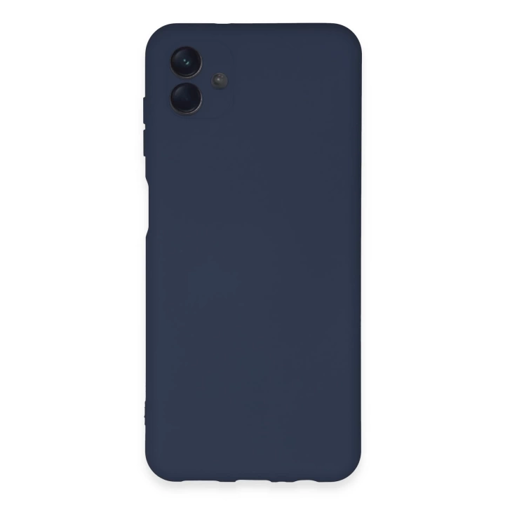 BFS  Samsung Galaxy A04E Kılıf Nano içi Kadife Silikon - Lacivert