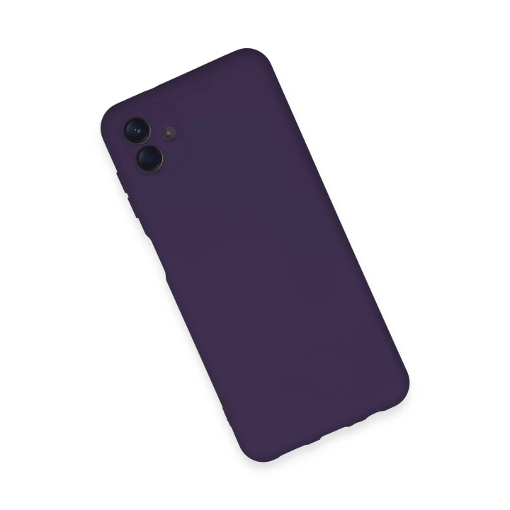 BFS  Samsung Galaxy A04E Kılıf Nano içi Kadife Silikon - Mor