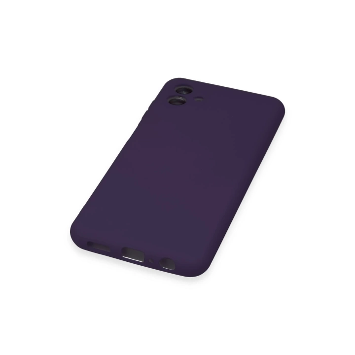 BFS  Samsung Galaxy A04E Kılıf Nano içi Kadife Silikon - Mor