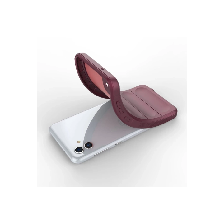 BFS  Samsung Galaxy A04E Kılıf Optimum Silikon - Bordo