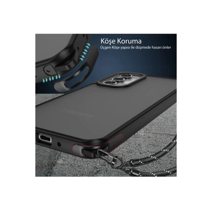 BFS  Samsung Galaxy A04S Kılıf Elegant Kapak - Yeşil